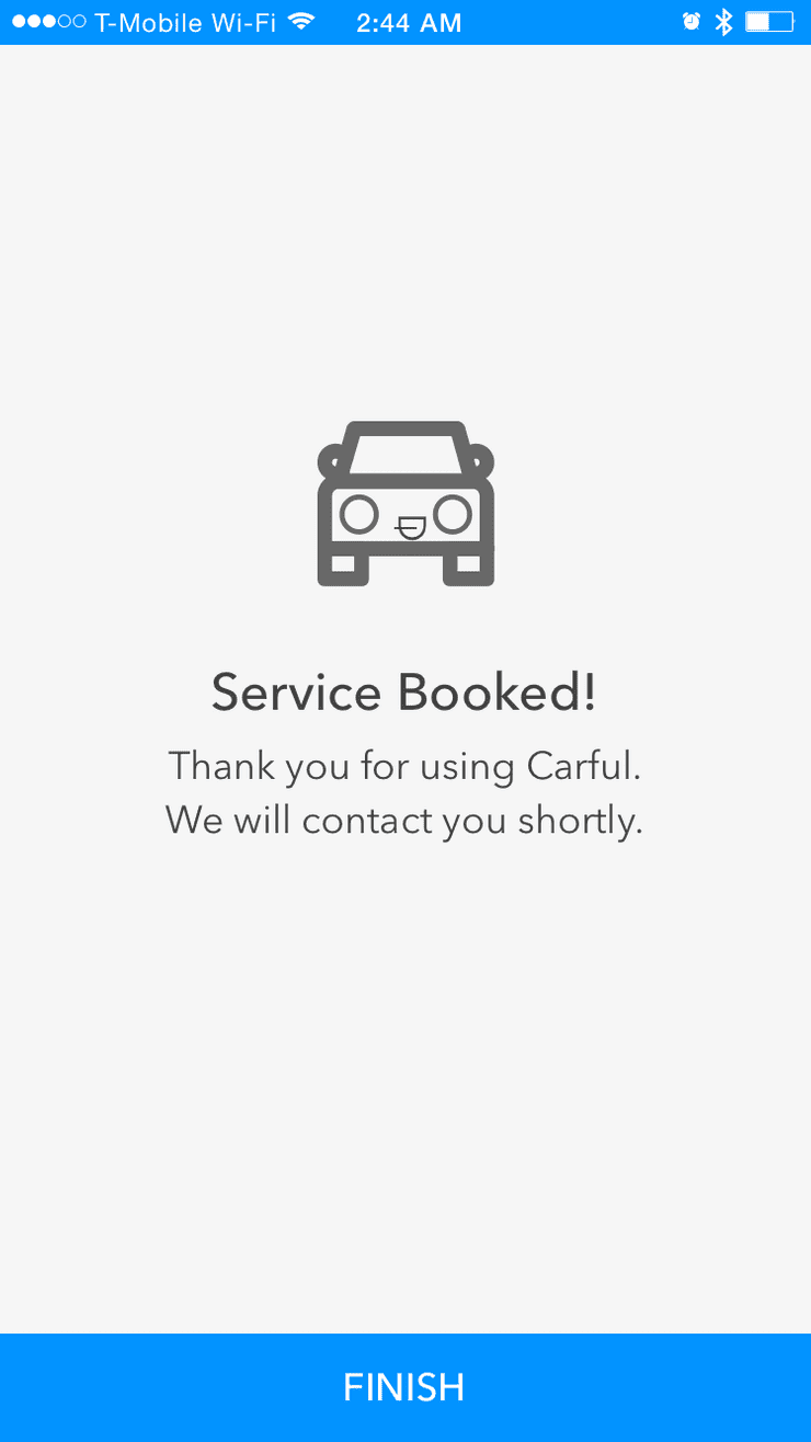 Booking Successful Booking Successful