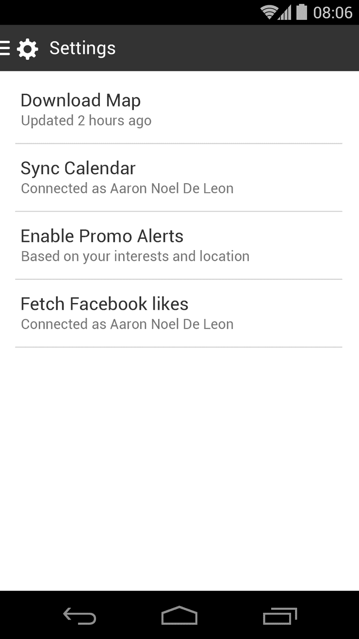 Settings Settings