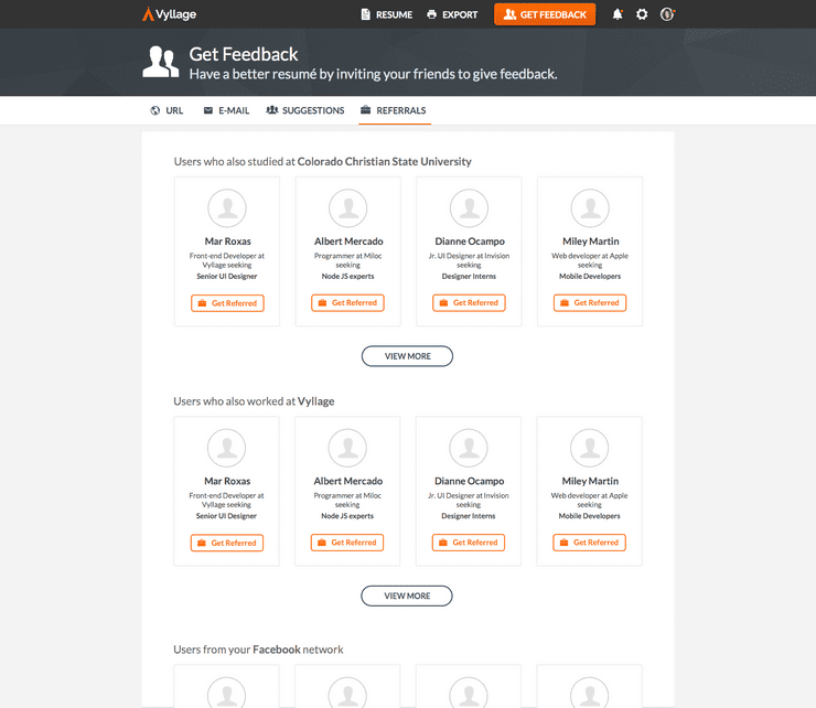 Referrals