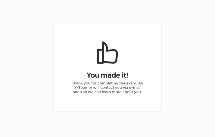 Form Submitted Form Submitted